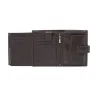 Duży klasyczny portfel męski OCHNIK SL-190/89 z naturalnej skóry, widok z zewnątrz. Large classic OCHNIK SL-190/89 men’s leather wallet in brown – exterior view.